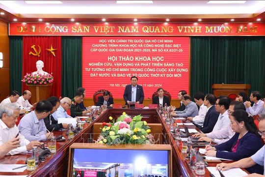 Nghiên cứu, vận dụng sáng tạo tư tưởng Hồ Chí Minh trong xây dựng đất nước