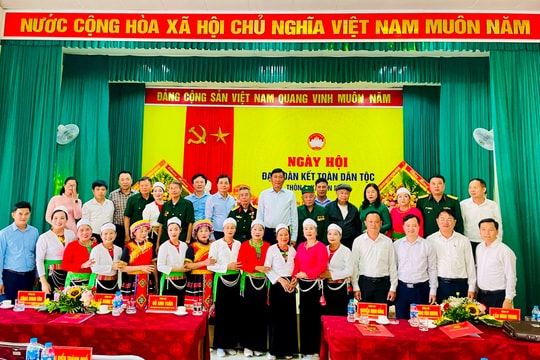 Rộn ràng Ngày hội Đại đoàn kết toàn dân tộc tại xã Yên Bình (huyện Thạch Thất)