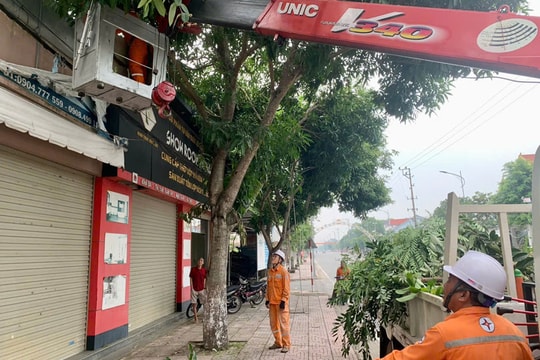 Cấp điện an toàn trong mùa mưa bão
