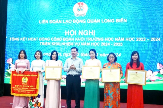 Hoạt động công đoàn khối Giáo dục quận Long Biên: Thiết thực, hiệu quả vì đoàn viên