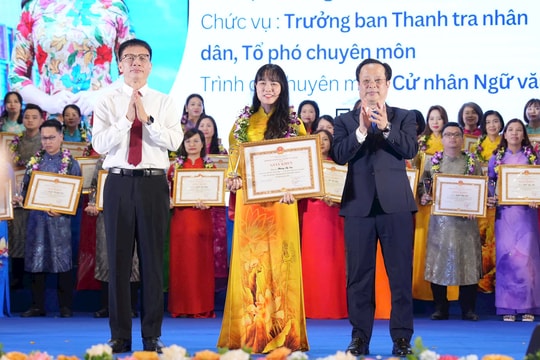 Hà Nội vinh danh 196 nhà giáo tâm huyết, sáng tạo năm 2024