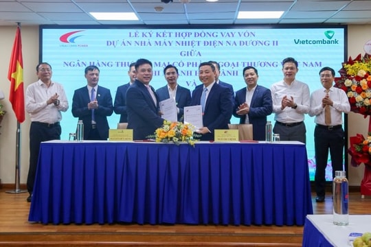 Vietcombank ký kết hợp đồng cấp tín dụng tài trợ cho dự án Nhà máy Nhiệt điện Na Dương II