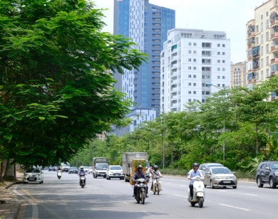 Hà Nội sáng sớm có nơi có sương mù, ngày nắng