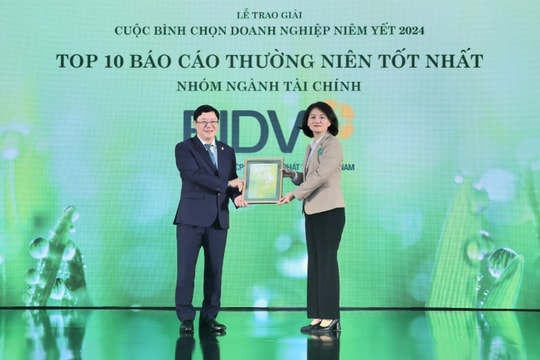 BIDV nhận giải thưởng “Top 10 báo cáo thường niên tốt nhất”