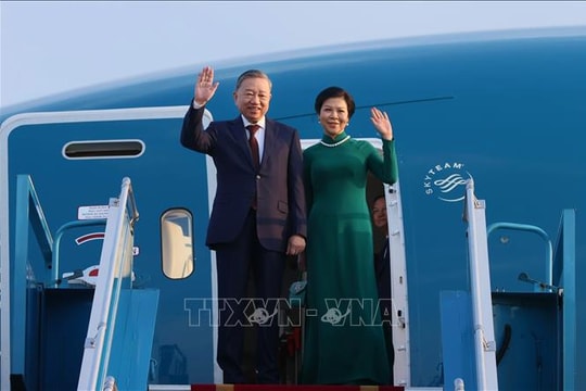 Tổng Bí thư Tô Lâm và Phu nhân lên đường thăm chính thức Malaysia
