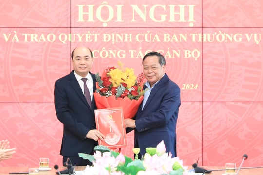 Đồng chí Nguyễn Việt Phương giữ chức Phó Chủ nhiệm Ủy ban Kiểm tra Thành ủy Hà Nội