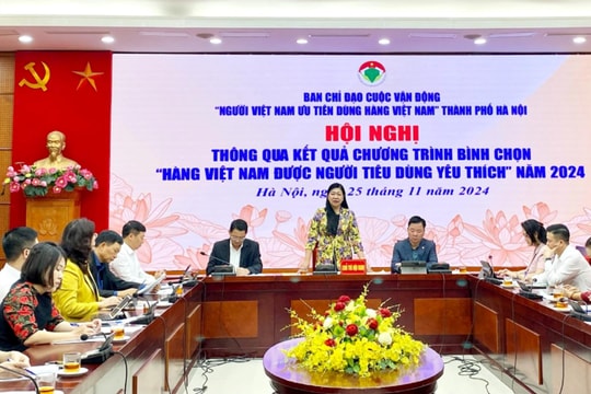 150 sản phẩm, dịch vụ được bình chọn là “Hàng Việt Nam được người tiêu dùng yêu thích” năm 2024