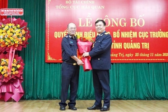 Ông Chu Quang Hải giữ chức Cục trưởng Cục Hải quan tỉnh Quảng Trị