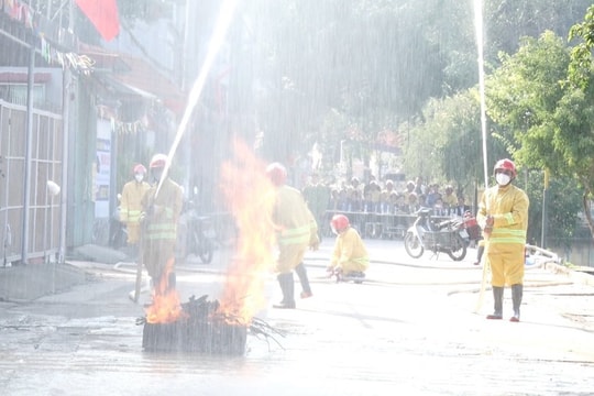 Huyện Thanh Oai (Hà Nội) Nâng cao hiệu quả mô hình Tổ Liên gia phòng cháy chữa cháy