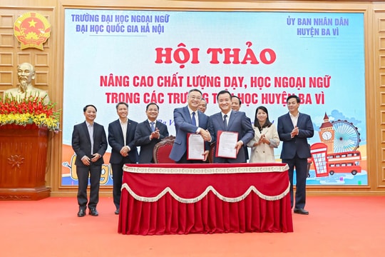 Ba Vì: Nâng cao chất lượng dạy ngoại ngữ bậc tiểu học