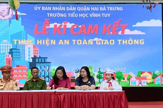 Hà Nội triển khai cuộc thi an toàn giao thông dành trong trường học