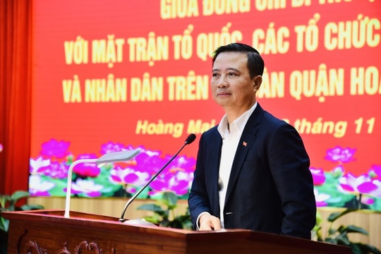 Bí thư Quận ủy Hoàng Mai khẳng định thời điểm hoàn thành đường Tam Trinh