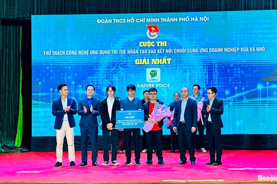 Nature Voice giành giải Nhất cuộc thi thử thách ứng dụng AI