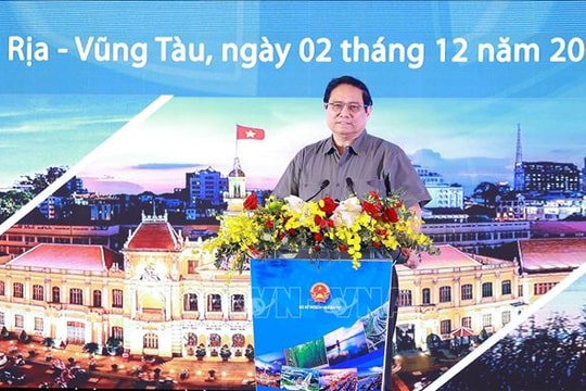 Thủ tướng Phạm Minh Chính: Đông Nam Bộ phấn đấu tăng trưởng 2 con số, cùng cả nước bước vào kỷ nguyên mới