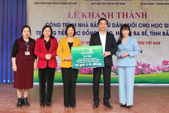 Khánh thành nhà bán trú và các hạng mục phụ trợ Trường Tiểu học Đồng Phúc, Ba Bể, Bắc Kạn