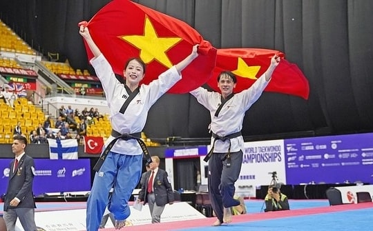 Châu Tuyết Vân giành tấm Huy chương vàng thứ 3 cho taekwondo Việt Nam tại giải thế giới