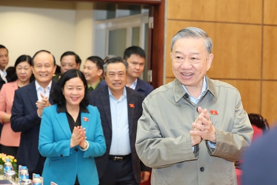 Tổng Bí thư Tô Lâm tiếp xúc cử tri Hà Nội