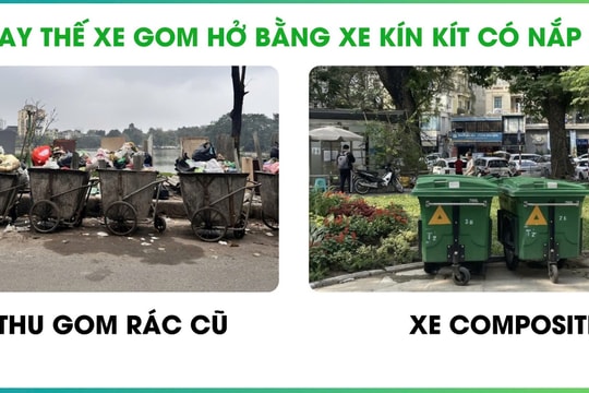 Hà Nội thay thế xe thu gom rác để không gây ô nhiễm môi trường