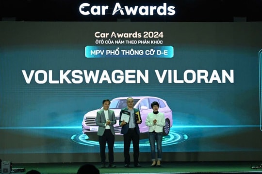 Volkswagen Viloran được vinh danh Ô tô của năm phân khúc MPV