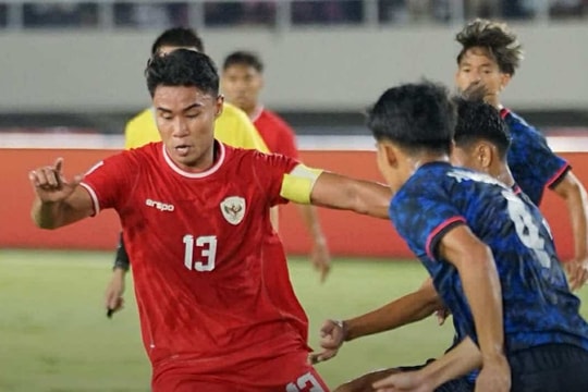 Lào tạo “địa chấn” khi giành 1 điểm trước Indonesia tại ASEAN Cup 2024