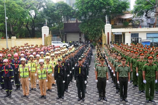 Công an Đà Nẵng ra quân bảo đảm an ninh trật tự dịp Tết 2025