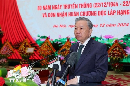 Tổng Bí thư Tô Lâm: Tăng cường sự lãnh đạo tuyệt đối, trực tiếp về mọi mặt của Đảng với Quân đội