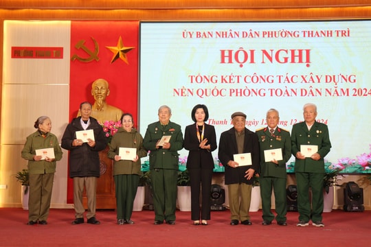 Phường Thanh Trì (Hoàng Mai) thực hiện tốt nhiệm vụ xây dựng nền Quốc phòng toàn dân