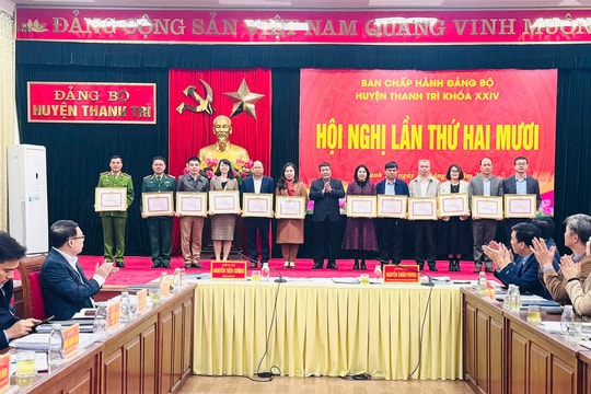 Thanh Trì: Hoàn thành và hoàn thành vượt mức 19/19 chỉ tiêu kinh tế - xã hội năm 2024