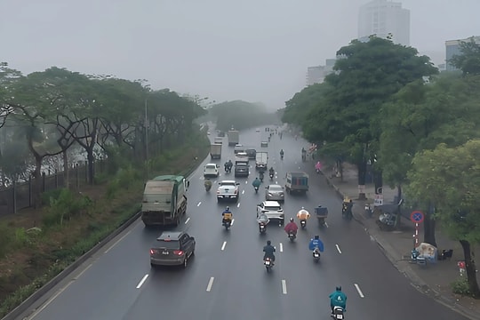 Hà Nội tiếp tục có mưa nhỏ vài nơi, trời rét