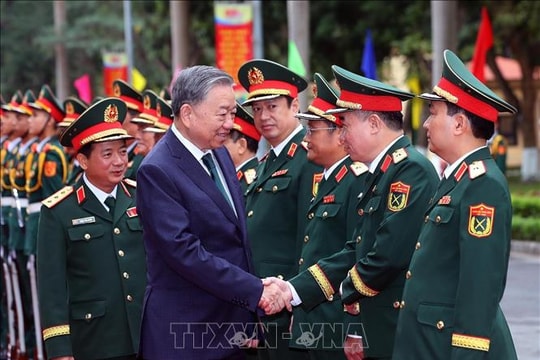 Tổng Bí thư Tô Lâm dự Lễ kỷ niệm 80 năm Ngày truyền thống Tổng cục Chính trị Quân đội nhân dân Việt Nam