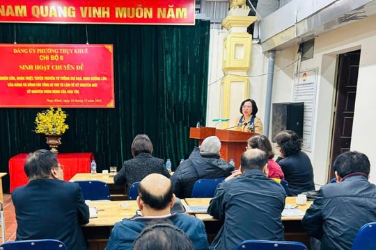 Hà Nội Đảng viên quận Tây Hồ với khát vọng “kỷ nguyên mới”