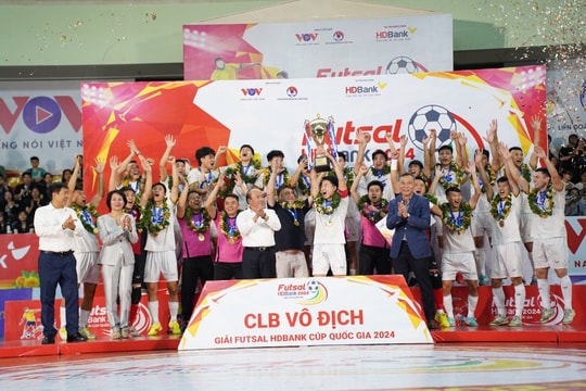 CLB Thái Sơn Bắc lên ngôi vô địch giải futsal Cúp Quốc gia 2024