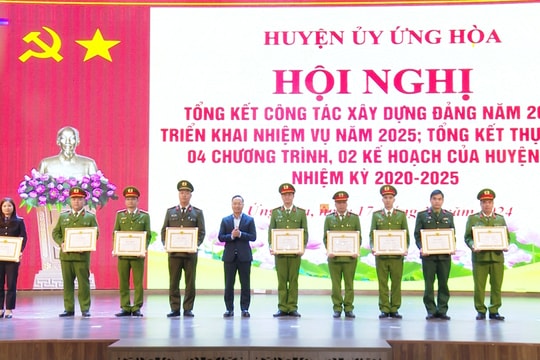 Huyện Ứng Hòa hoàn thành và hoàn thành vượt mức 18 chỉ tiêu kinh tế - xã hội