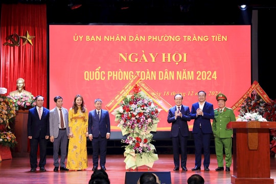 Phường Tràng Tiền (Hoàn Kiếm) phát triển kinh tế-xã hội gắn với củng cố an ninh quốc phòng