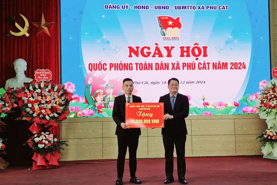 Xã Phú Cát (huyện Quốc Oai) tổ chức Ngày hội Quốc phòng toàn dân