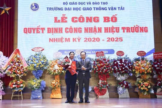 PGS.TS Nguyễn Văn Hùng được bổ nhiệm làm Hiệu trưởng Trường Đại học Giao thông vận tải