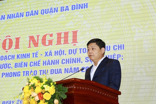 Quận Ba Đình đặt chỉ tiêu thu ngân sách hơn 12 nghìn tỷ đồng năm 2025