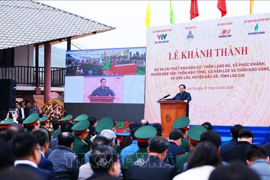 Thủ tướng Phạm Minh Chính: Làng Nủ, Nậm Tông, Kho Vàng sẽ trở thành những thôn kiểu mẫu, làng hạnh phúc