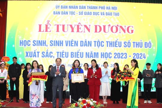 Hà Nội tuyên dương 190 học sinh, sinh viên dân tộc thiểu số xuất sắc, tiêu biểu