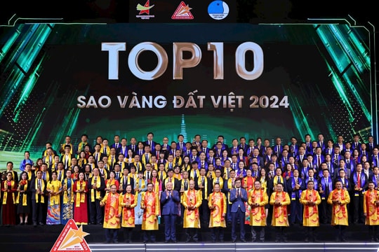 Trao giải thưởng Sao Vàng đất Việt năm 2024