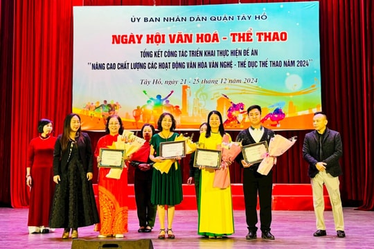 Hơn 400 hội viên các câu lạc bộ tham dự Ngày hội Văn hóa - Thể thao quận Tây Hồ