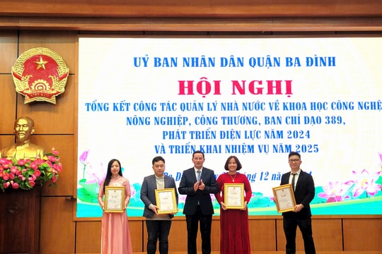 Ba Đình chú trọng phát triển khoa học, công nghệ, đổi mới sáng tạo