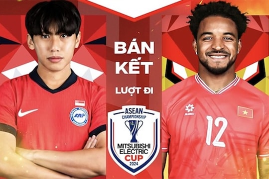 Thành tích đối đầu Việt Nam - Singapore trước trận bán kết lượt đi ASEAN Cup 2024