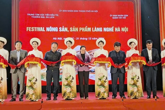 Festival nông sản, sản phẩm làng nghề Hà Nội Hỗ trợ doanh nghiệp, nhà sản xuất tiếp cận thị trường tiêu dùng Thủ đô