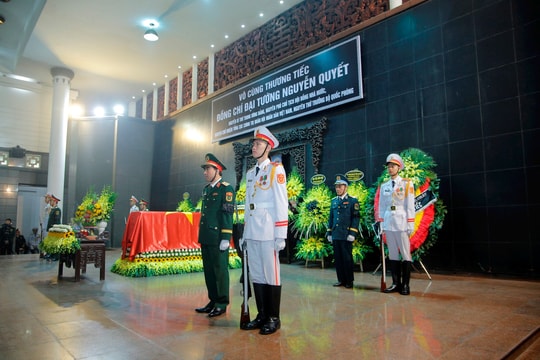 Lời cảm ơn của Ban Lễ tang và gia đình đồng chí Đại tướng Nguyễn Quyết