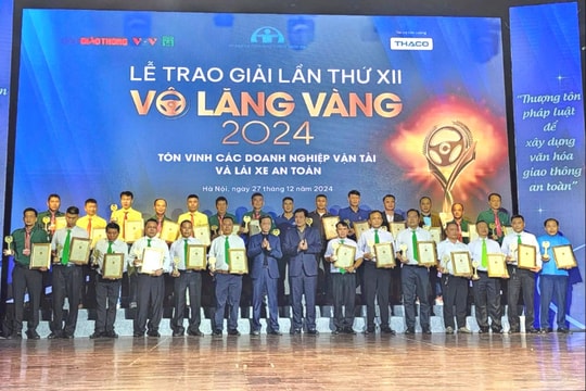 Vinh danh 30 tập thể và 60 cá nhân đạt giải thưởng Vô lăng vàng năm 2024