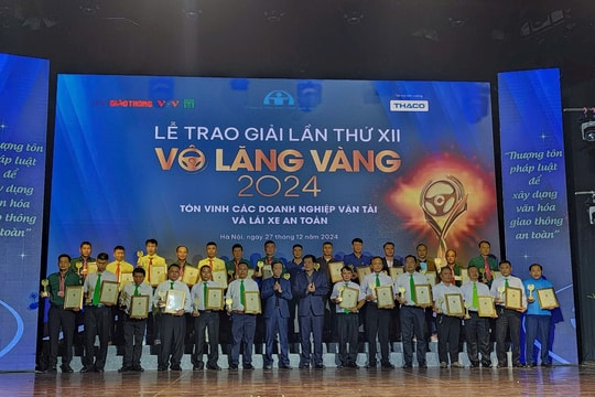 Vinh danh 30 tập thể và 60 cá nhân đạt giải thưởng Vô lăng vàng năm 2024