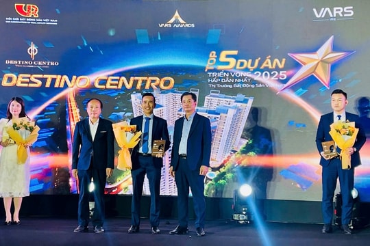 Destino Centro lọt Top 5 dự án triển vọng hấp dẫn thị trường bất động sản Việt Nam năm 2025