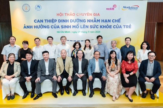 Can thiệp dinh dưỡng nhằm hạn chế ảnh hưởng của sinh mổ lên sức khỏe của trẻ