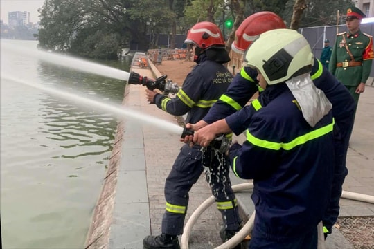 Bảo đảm an toàn phòng, chống cháy, nổ tại các trận địa bắn pháo hoa